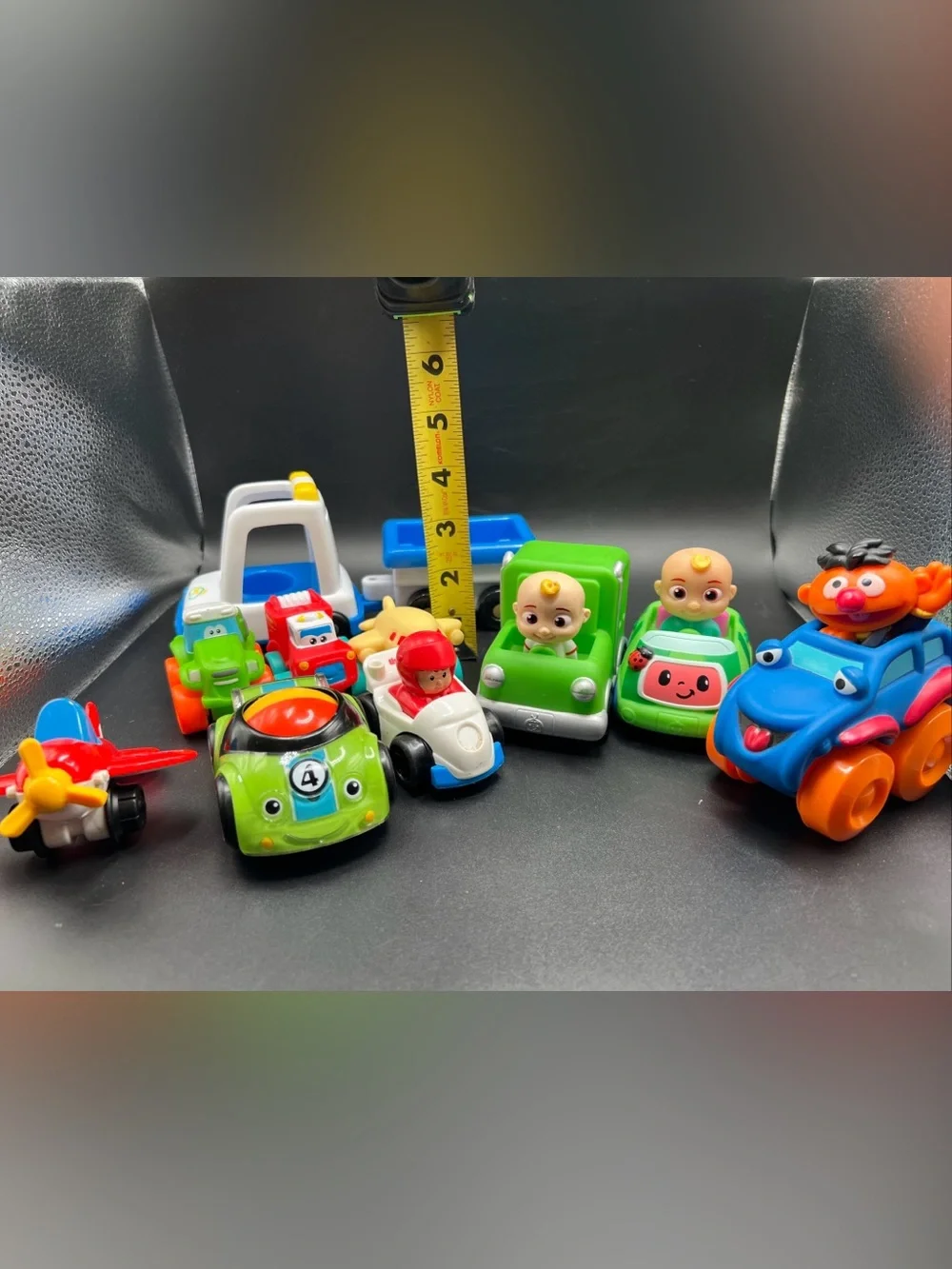 Lot Of Toddler Plastic Vehicles Car Truck Plane Fisher Price Cocomelon Ernie